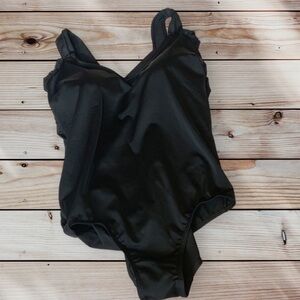 Swimsuits for All Tropiculture One-Piece Swimsuit Black Size 18 NWT